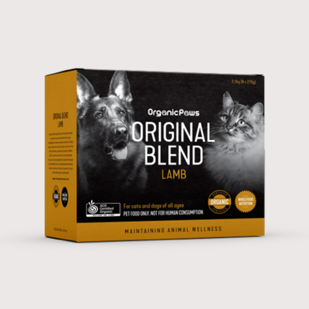 ORIGINAL BLEND 急凍生肉貓狗糧｜有機認證羊肉配方 (275gm x 8)