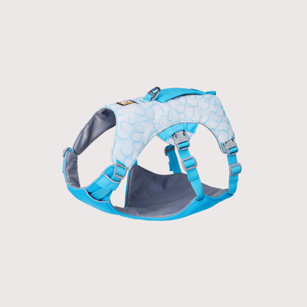 Ruffwear Cooling Harness 冰涼胸背帶｜BIOLUMIN BLUE 螢光藍 ('25 SS 新顏色)