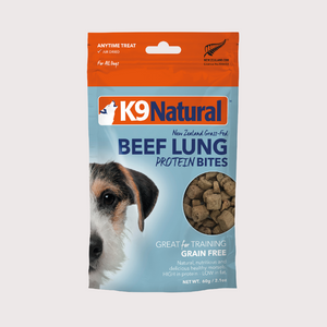 K9 Natural 風乾狗狗零食 - 牛肉肺粒粒, 50g