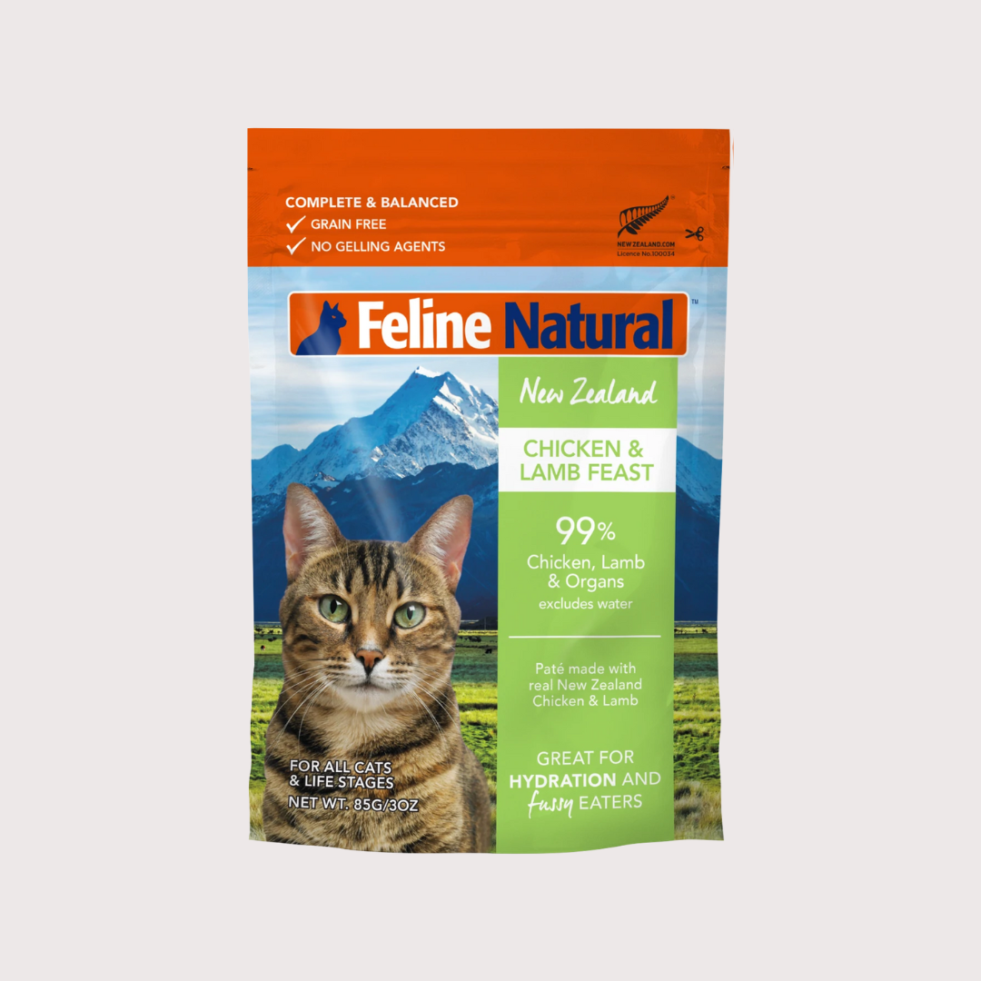 F9 Feline Natural 雞肉 & 羊肉盛宴軟包｜貓用 85g