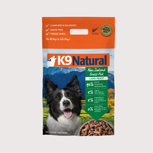 K9 Natural 凍乾生肉狗糧 - 羊肉盛宴 (500g, 1.8kg, 3.6kg)