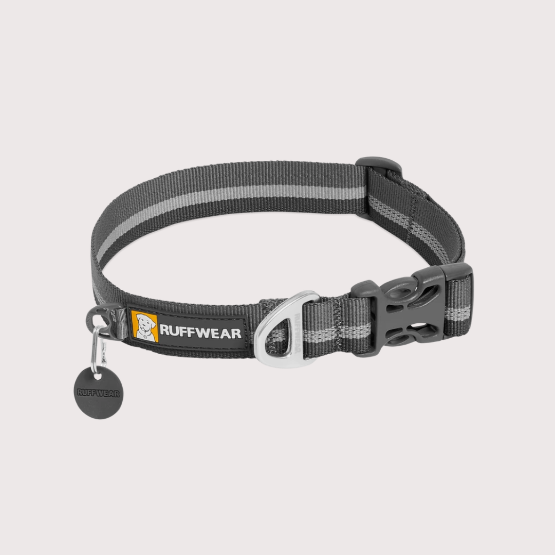 Ruffwear Crag™ Reflective Collar 反光頸圈｜GRANITE GRAY 石墨灰