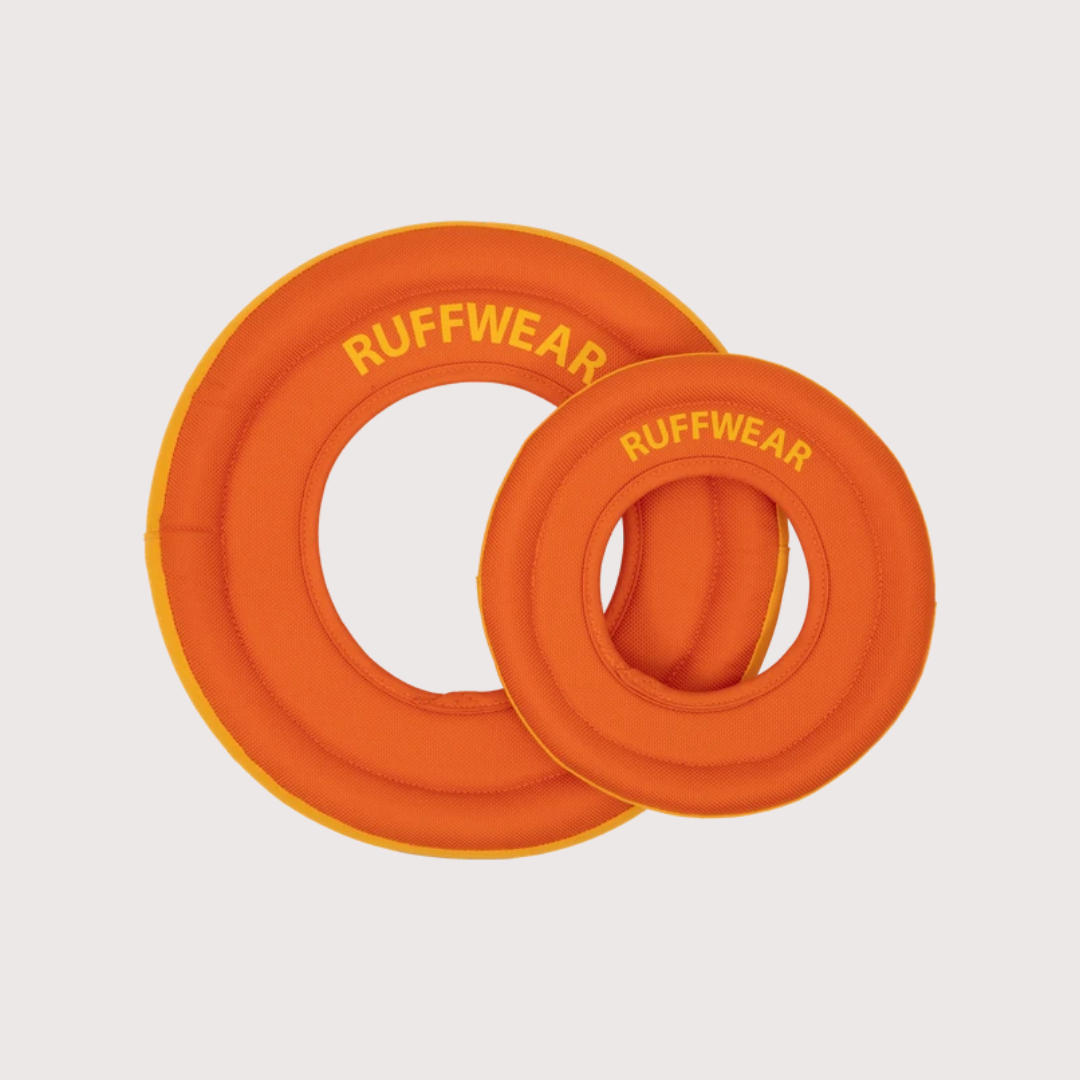 Ruffwear Floating Throw Toy 浮水飛碟水玩物｜CAMPFIRE ORANGE 篝火橙